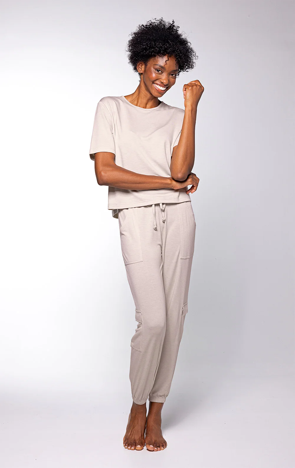 Featherlight Terry Cargo Pant & Tee Set - Image 10