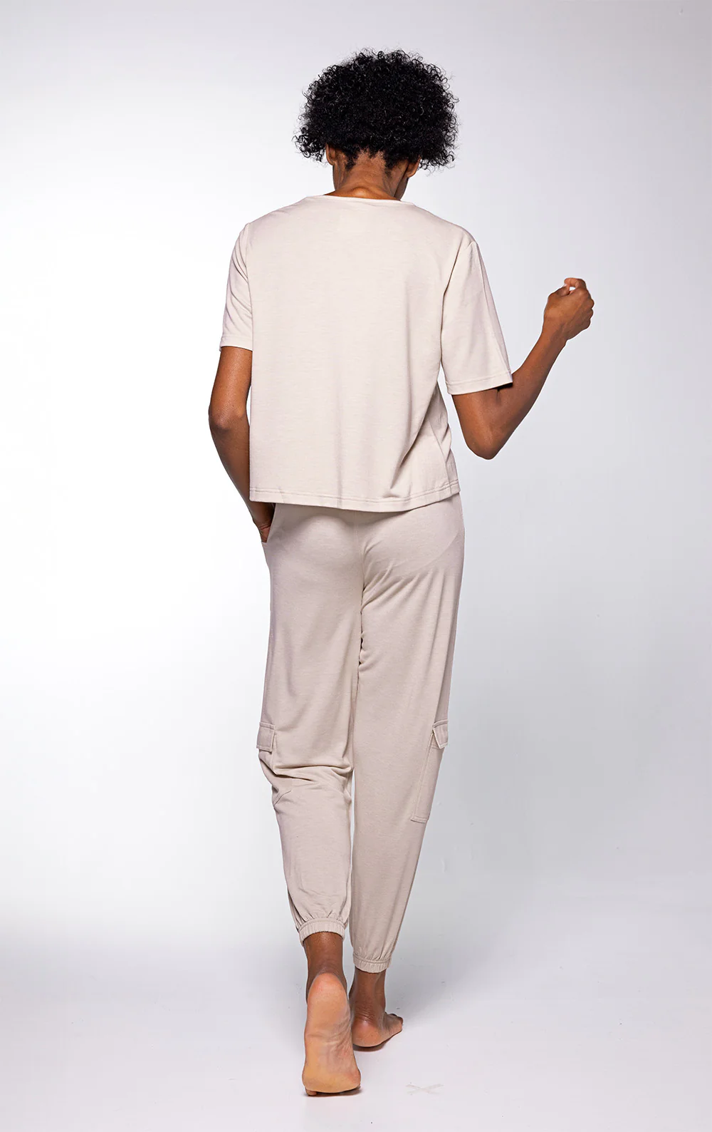 Featherlight Terry Cargo Pant & Tee Set - Image 11