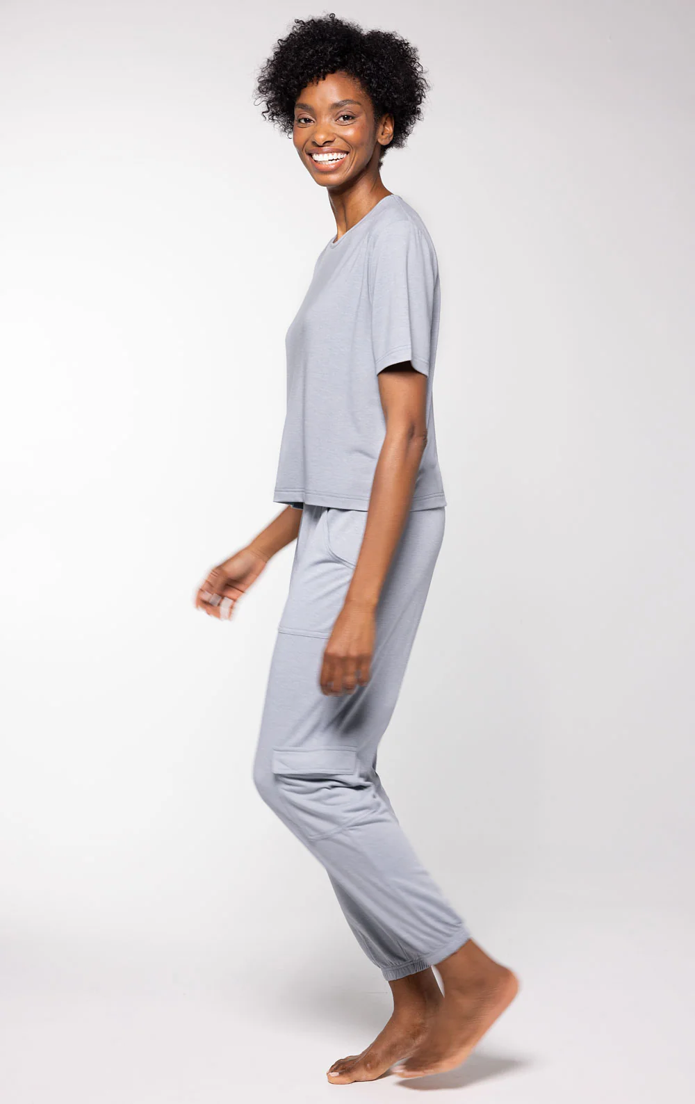 Featherlight Terry Cargo Pant & Tee Set - Image 15