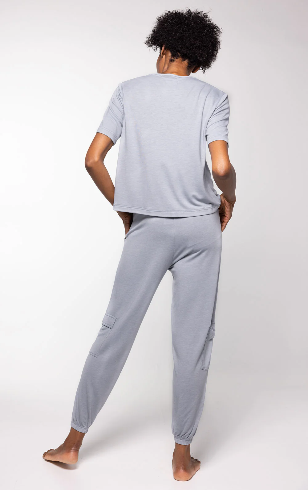 Featherlight Terry Cargo Pant & Tee Set - Image 16