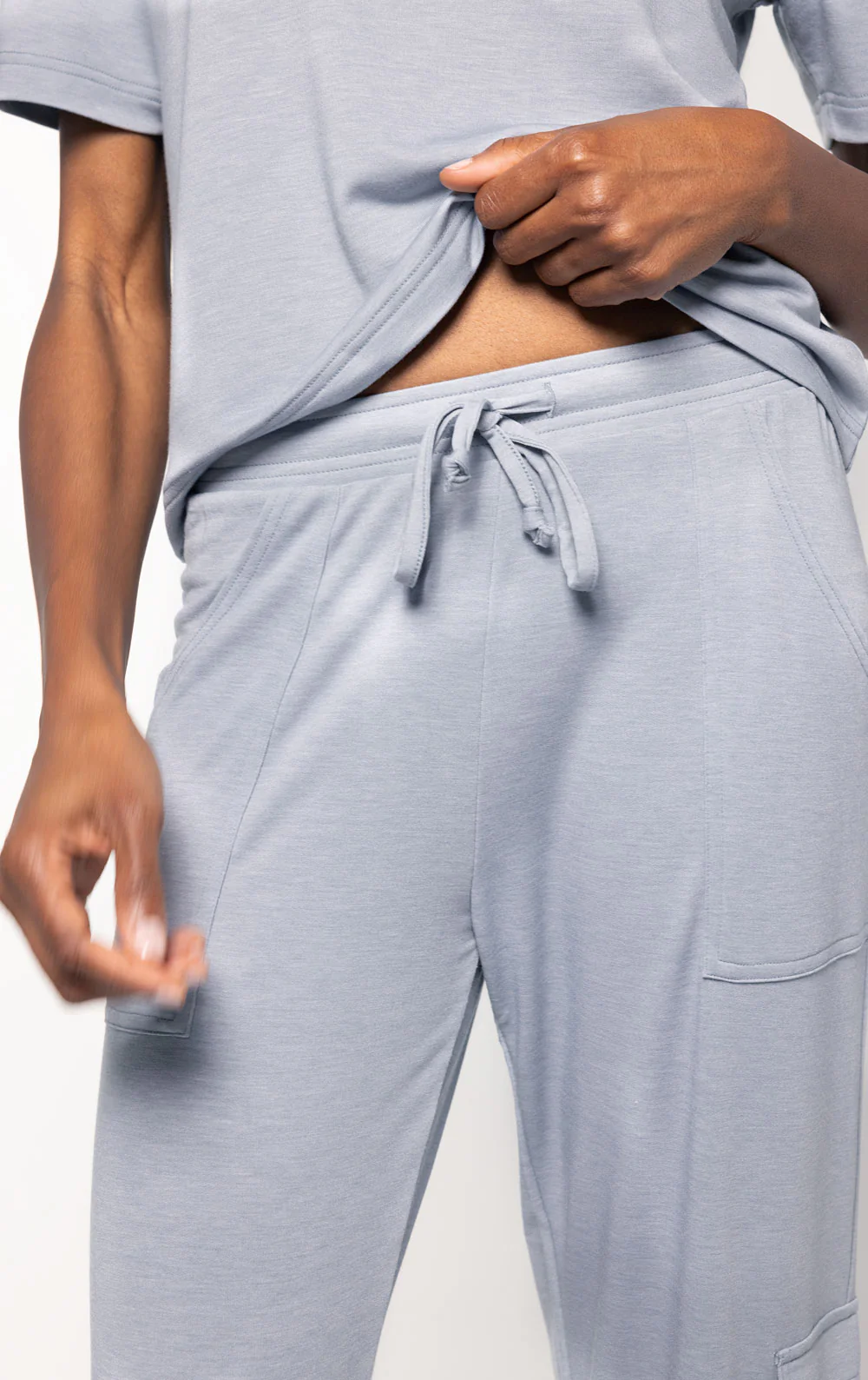 Featherlight Terry Cargo Pant & Tee Set - Image 17