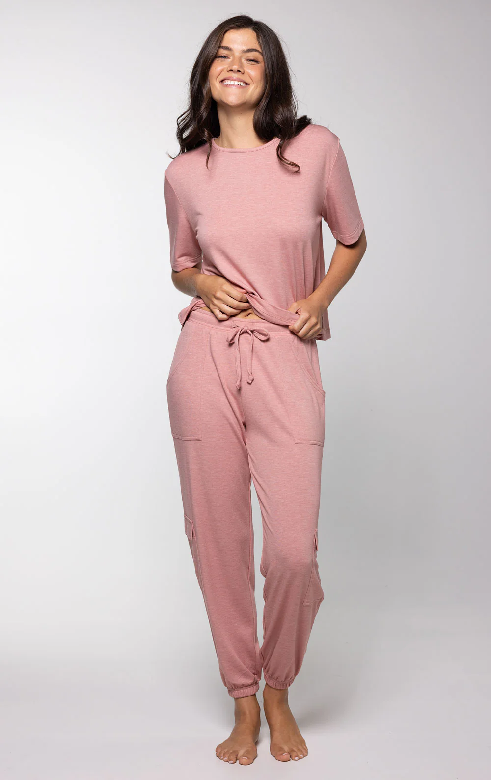 Featherlight Terry Cargo Pant & Tee Set - Image 5
