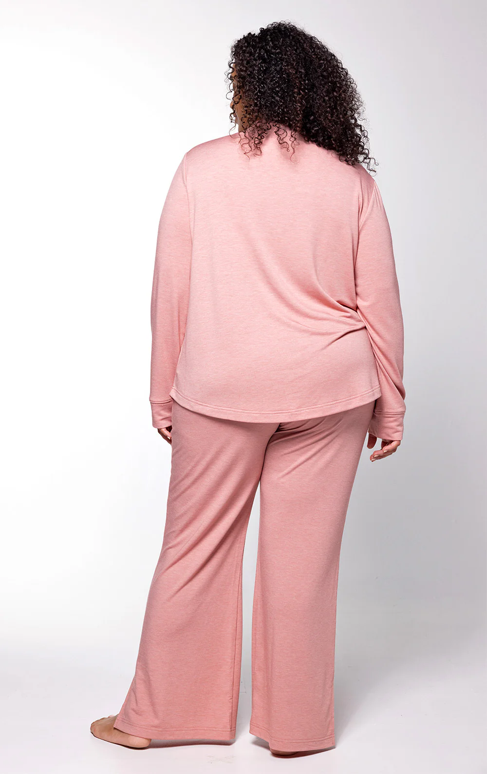 Featherlight Terry Mock Neck Pant Set - Image 15