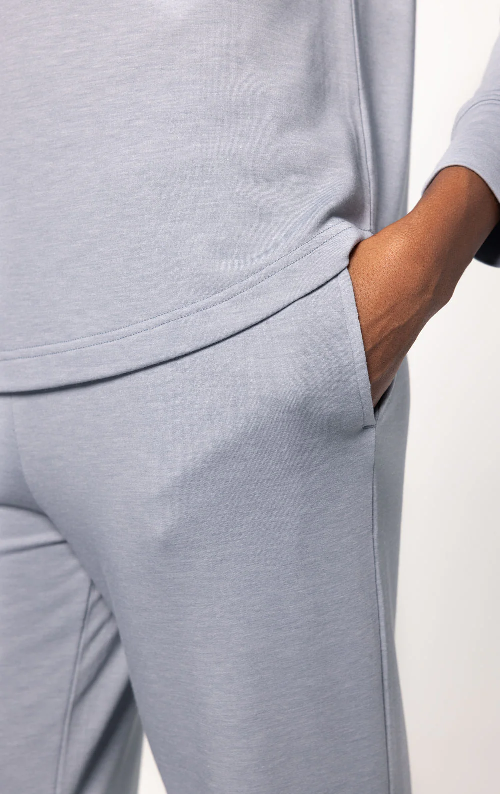 Featherlight Terry Mock Neck Pant Set - Image 20