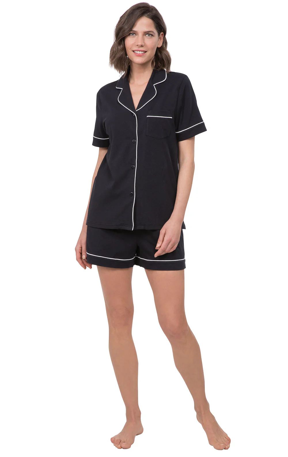 Solid Jersey Short Set