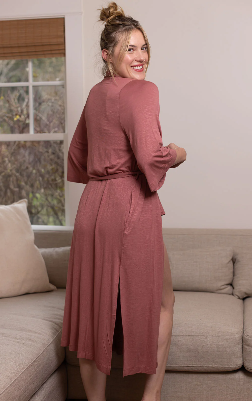 Touch of Lace Knit Robe - Image 13