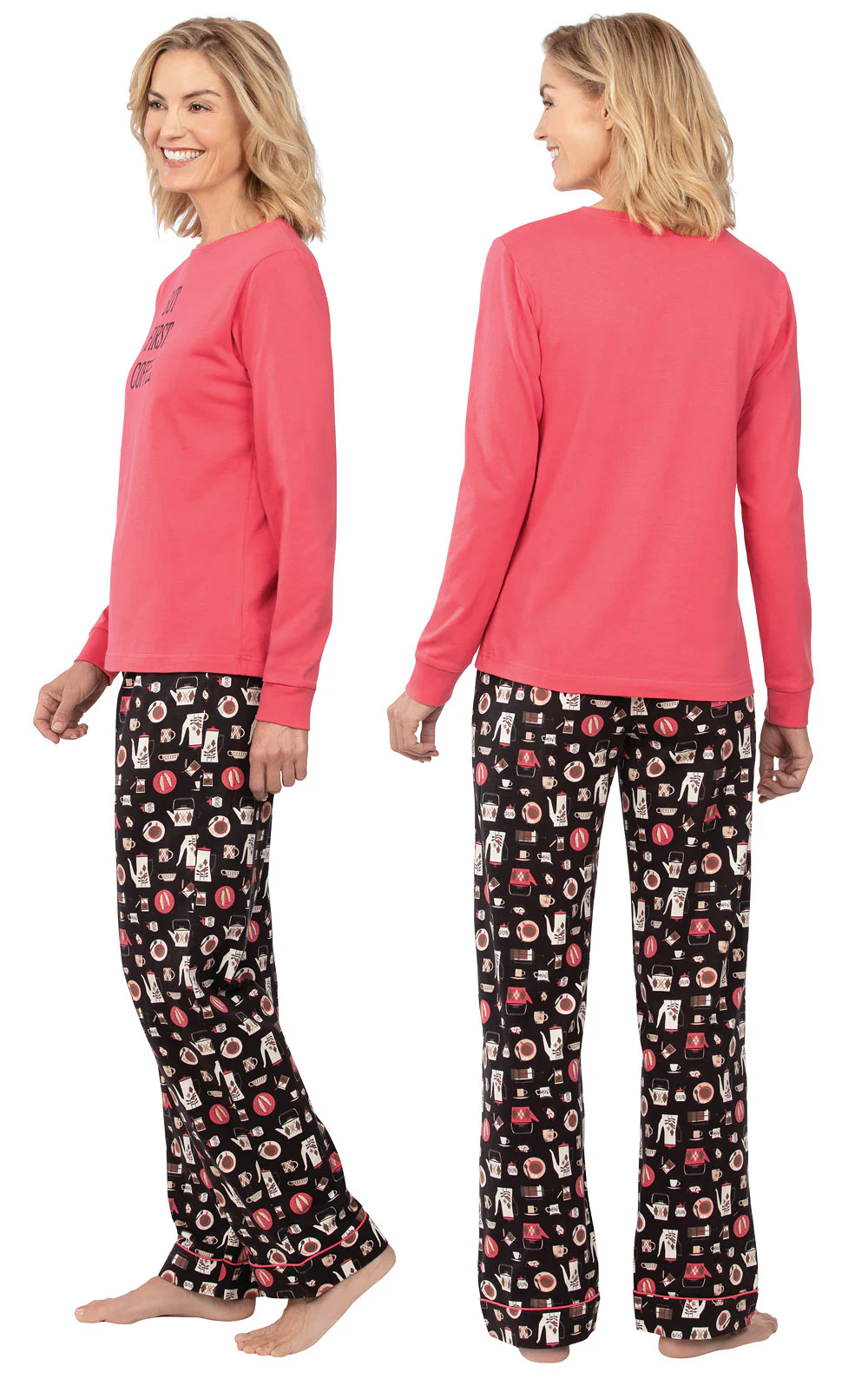 Coffee Lovers Pullover Pajamas - Image 4
