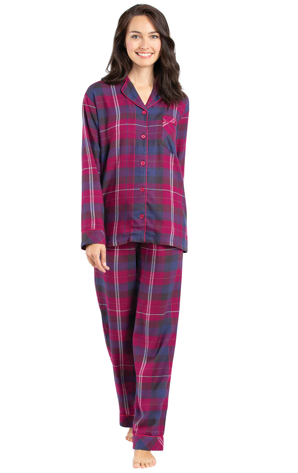 World's Softest Flannel Button-Front Pajamas - Image 2